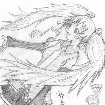 初音ミク(落書き)