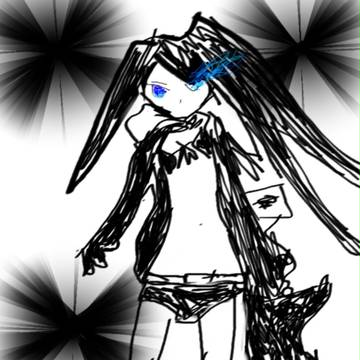 友達と書いたブラックロックシューター