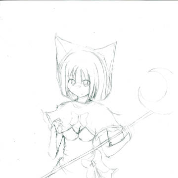 下描き