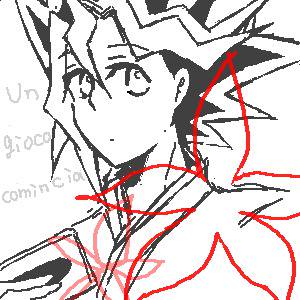 だいぶ前に描いた遊戯さん
