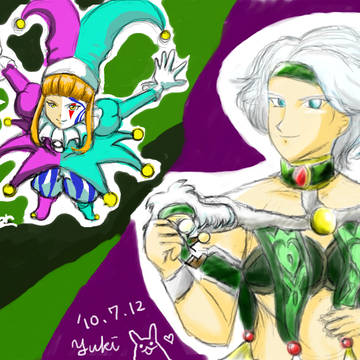 ＜絵チャ＞サリュ＆ロベリア＜お絵かき＞