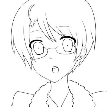 塗り絵的な。