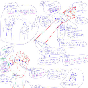 【左手は】自分の左腕を資料に分析してみた①【最高の資料】