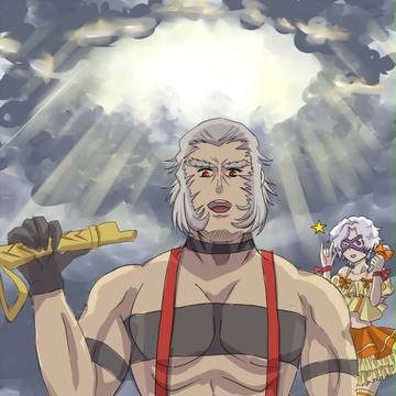 Hideyoshi on stage!