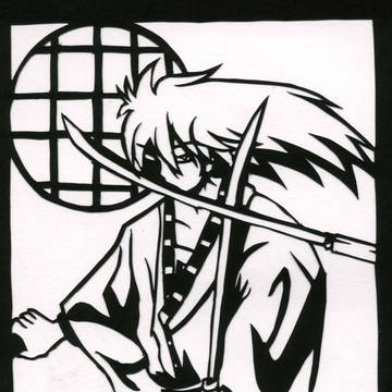 ぬらりひょんの孫で切り絵