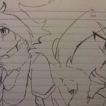 吹雪君描いてみた(←