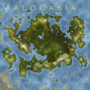 アローカシアの地図