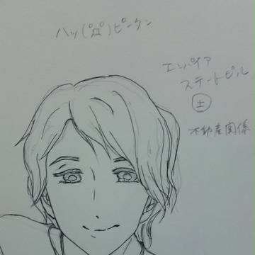 【ちら裏】初描き茶坊さん