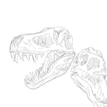 ティラノ(ちとアンケートも)サウルス