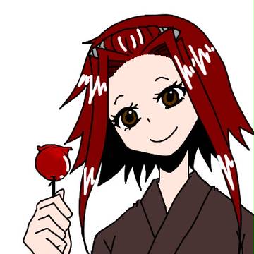 祭りといえばりんご飴！
