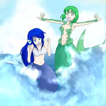 夏っぽい絵を描きたかった