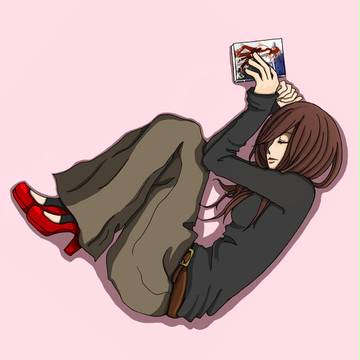 寝てる人