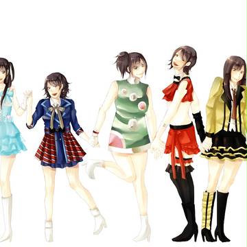 手をつなぎながら