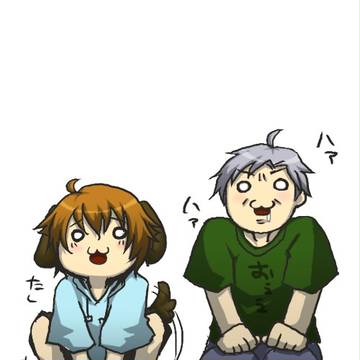▼こげろ が こちら を みている!!