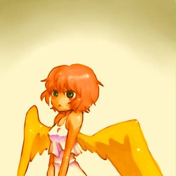 暑中ハーピー