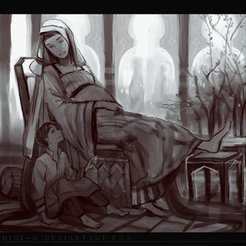 mother and son