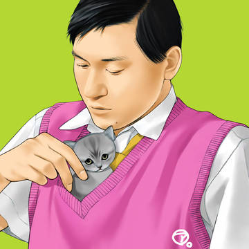 ピンクは猫派