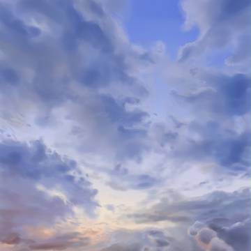 雲くも
