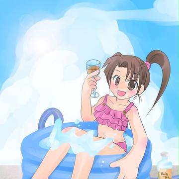 萌え系水着少女