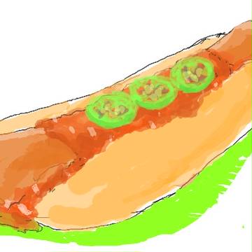 【モス】ホットドッグ【スパイシーチリドッグ】