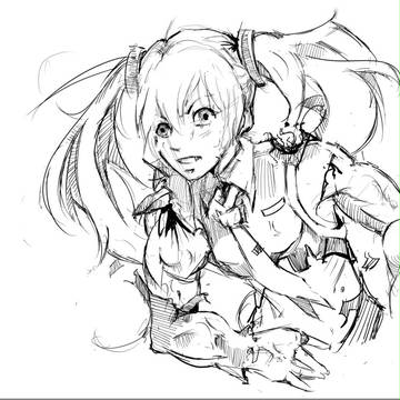 修正！【妖魔化注意】《CLAYMOREクレイモア》MIKU妖魔化