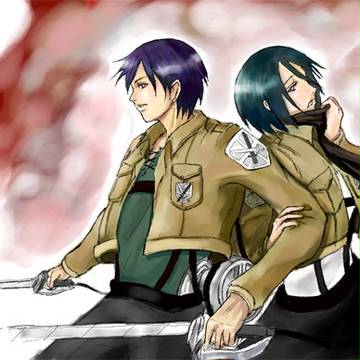 エレンとミカサ(進撃の巨人)