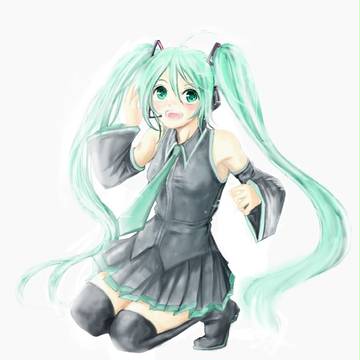 初描きミク