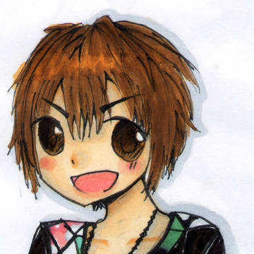 男の子描いてみたよー