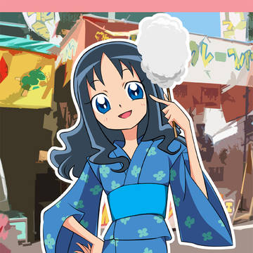 お祭りだよ♪
