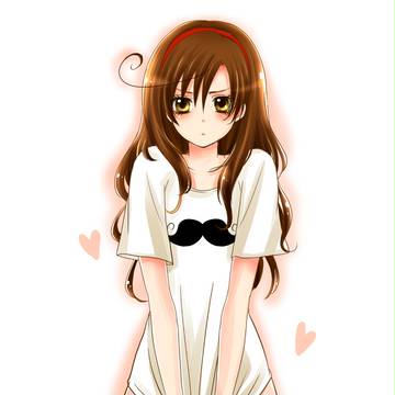 【にょたりあ】ヒゲTシャツ【にょ子分】