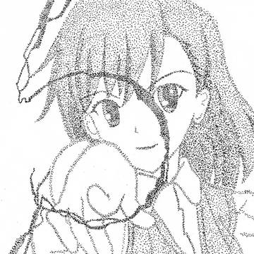 ビリビリお姉さま（点描）