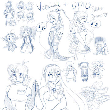UTAU Vocaloid Sketches