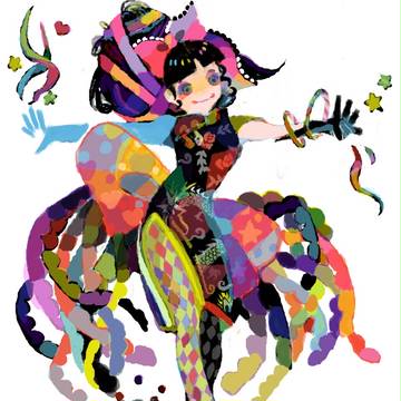 クジャクさんとあらいぐまクン