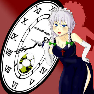【リクエスト絵】咲夜さん