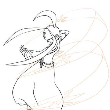 セレナードの線画