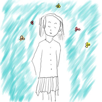 女の子の練習