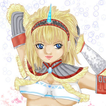 褐色キリン娘