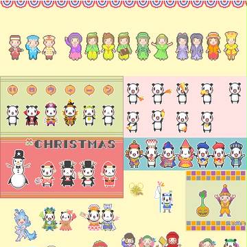 TDRドット絵つめあわせ