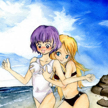 夏だっ！海だっ！！水着じゃぃ（´Д｀）ﾊｧﾊｧ