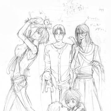 【合作】黒髪ーず