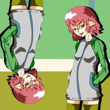 ジャージエルフっ娘