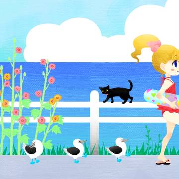 海へ