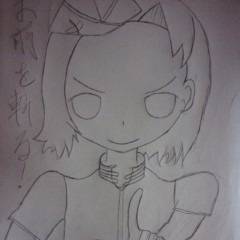 サムネ絵の下書き