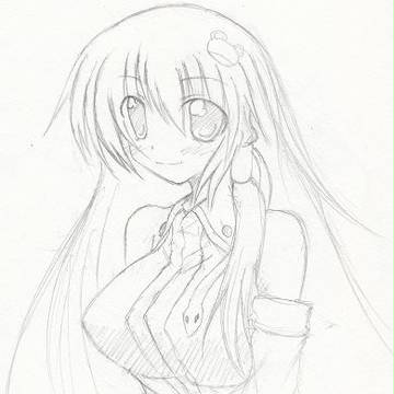 東方絵練習　さなえ～