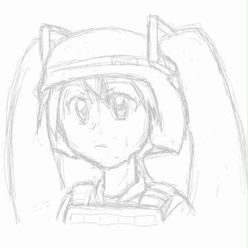 下描き