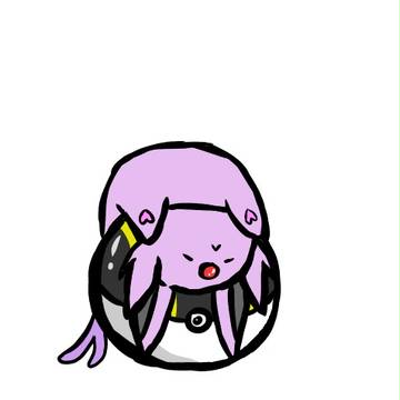エーフィをぐだらせてみた。