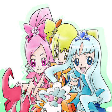 プリキュア～おじゃ魔女ver～（リク絵）