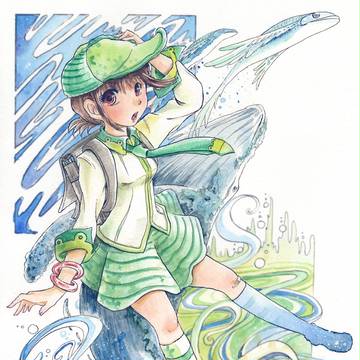 カエル少女