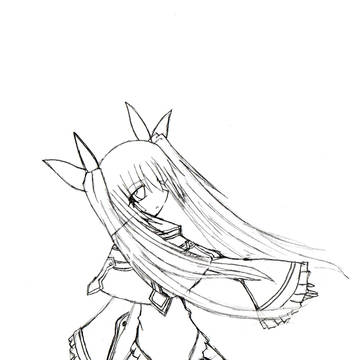 姫様 線画