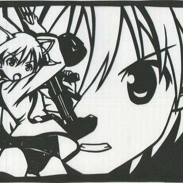 パンツじゃないから恥ずかしくない切り絵